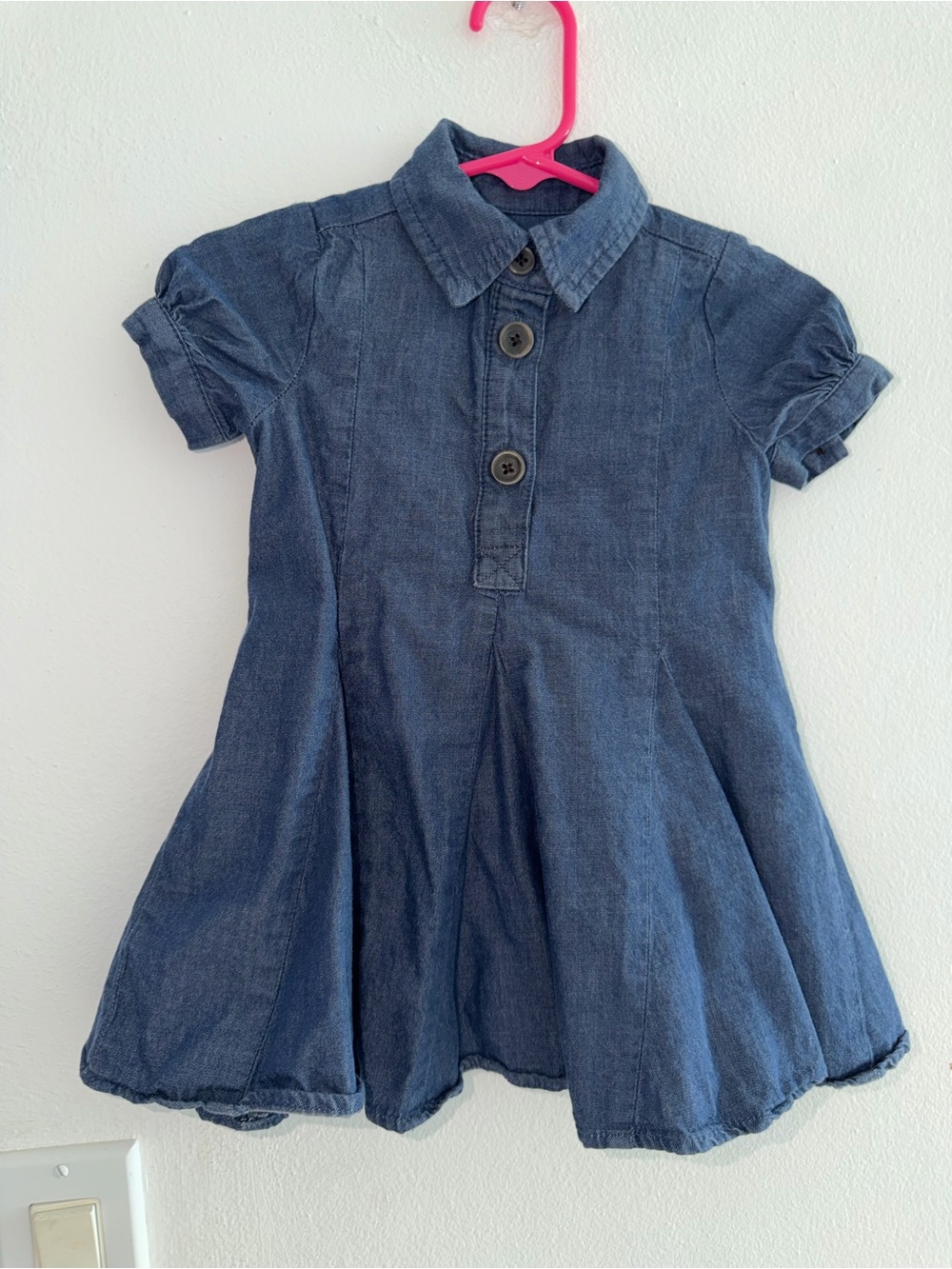Banana Republic Girls Denim Blue Shirt Dress